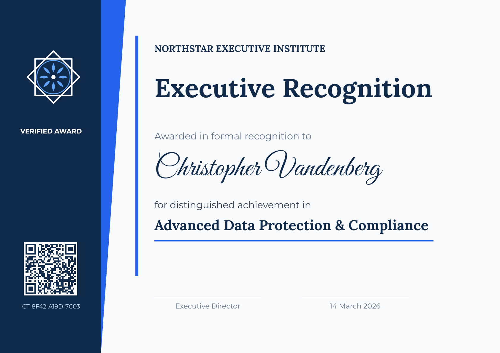 Sapphire Executive Recognition